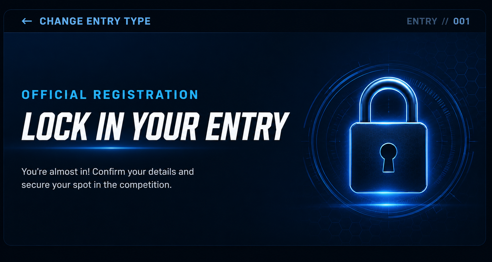 Free Entry official registration