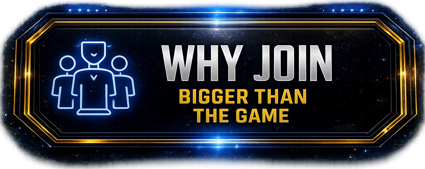 Why Join, Bigger Than the Game
